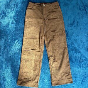 Monki Brown Corduroy Pants – Size 8